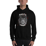 Men's "Peaceful Savage" Hooded Sweatshirt